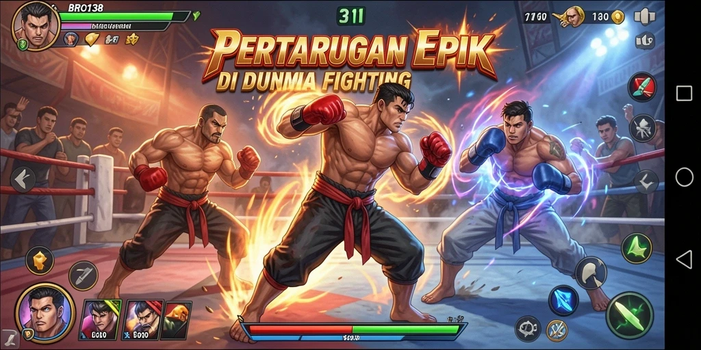 Tangkapan layar menunjukkan intensitas pertarungan dalam BRO138 yang mendebarkan.