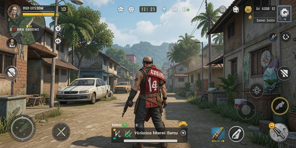 Tampilan gameplay D200M yang menawan dan realistis.