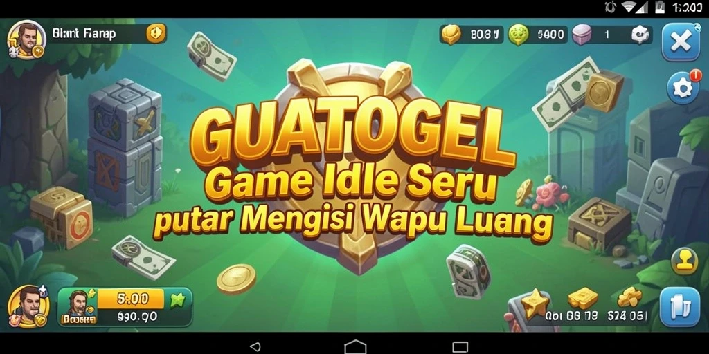 Tampilan gameplay GUATOGEL yang menarik dan mudah dipahami.