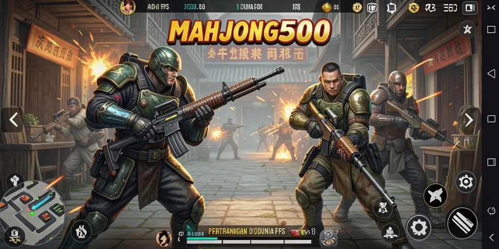 Tampilan gameplay menarik dengan aksi tembak-menembak yang cepat.