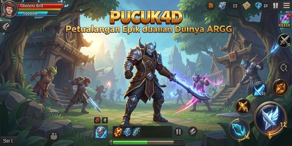 Tangkapan layar PUCUK4D yang menampilkan pertempuran epik dalam permainan ARPG.